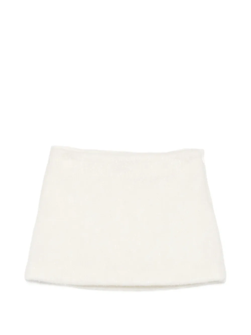 Il Gufo A-line mini skirt - Bianco