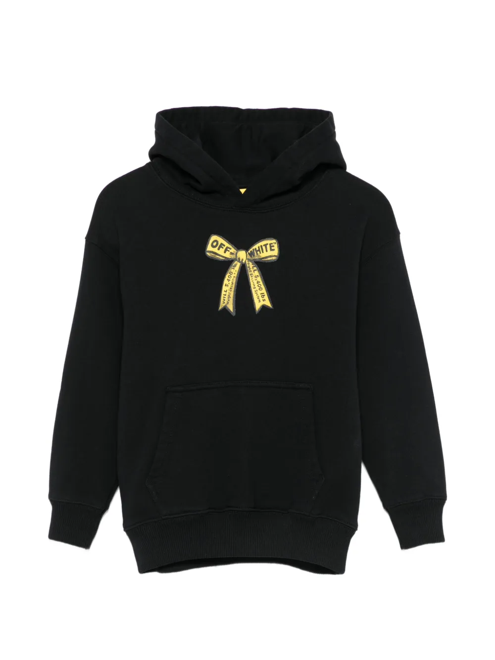 Off-White Kids Arrows bow-print hoodie - Nero