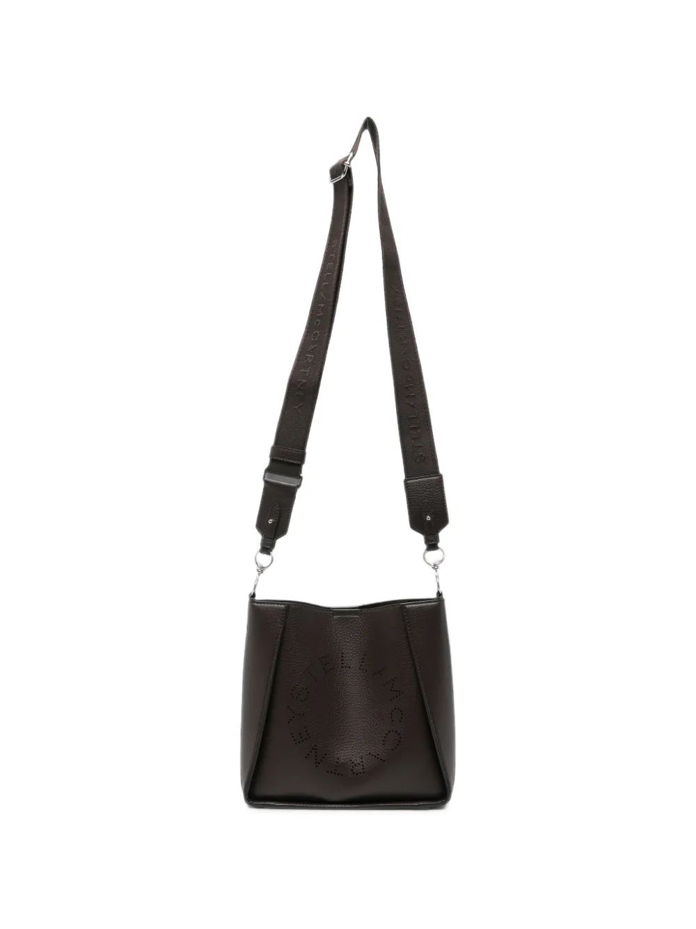 Stella McCartney Stella-logo shoulder bag - Marrone