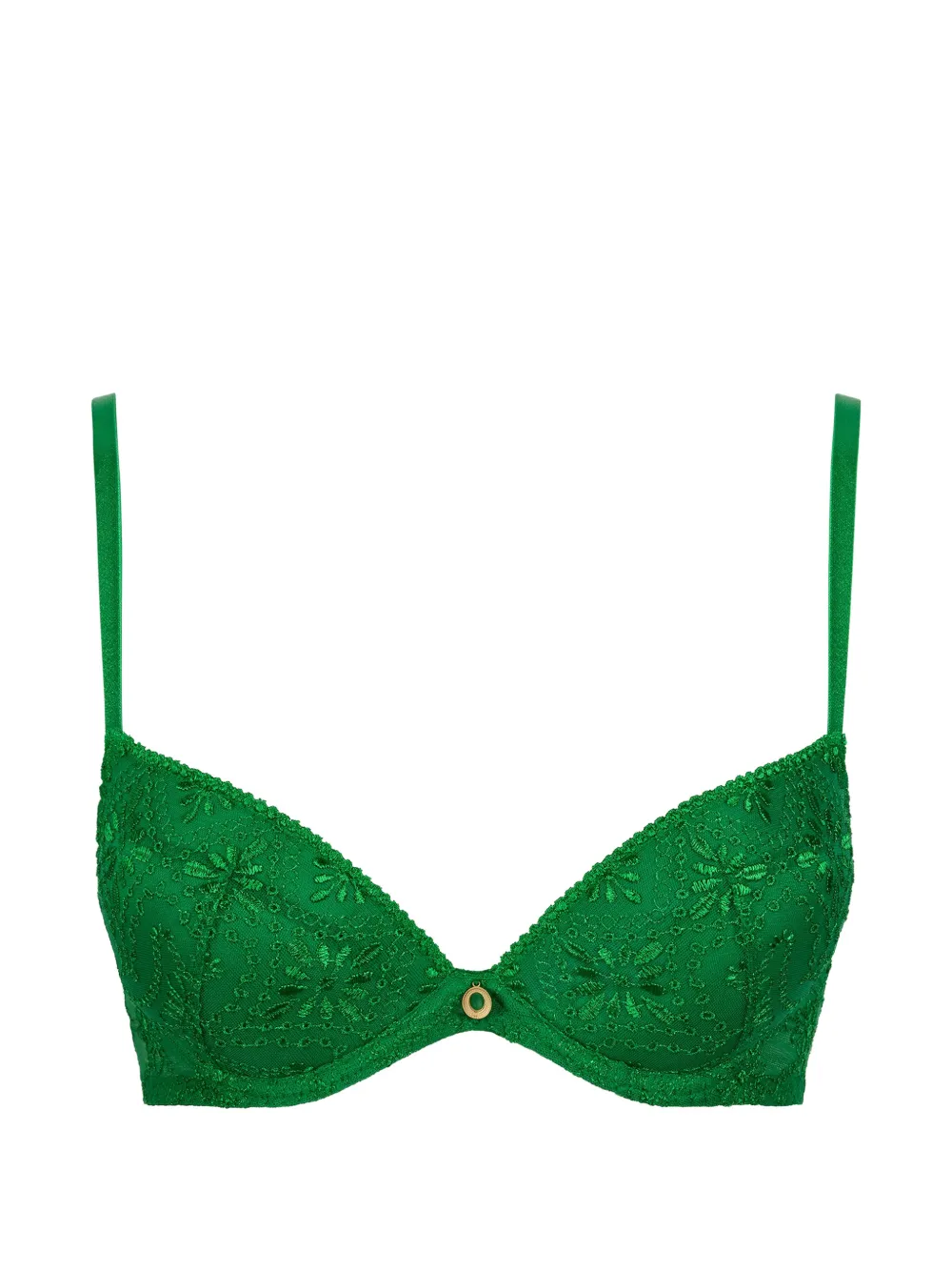 Aubade Reggiseno push-up Losing My Mind ricamato - Verde