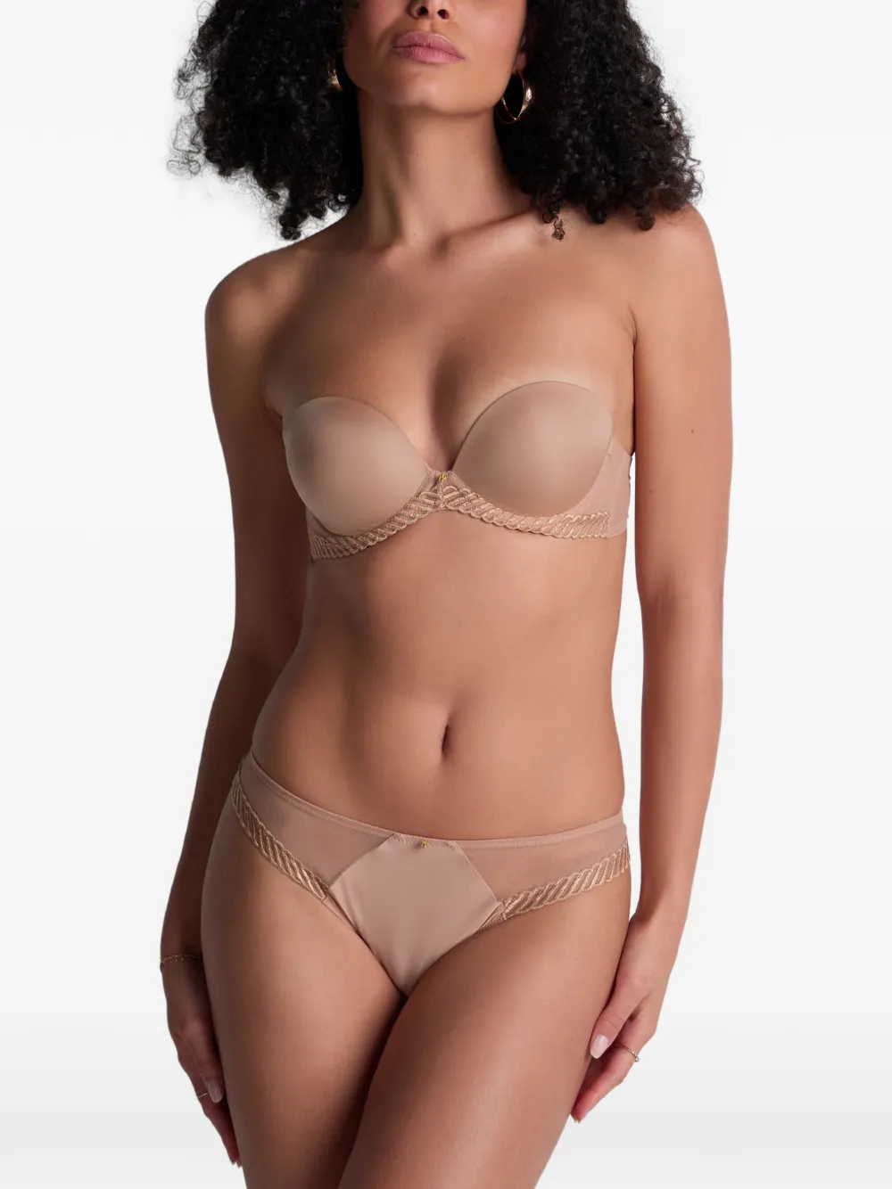 Aubade Sheer Emotion bandeau bh Beige