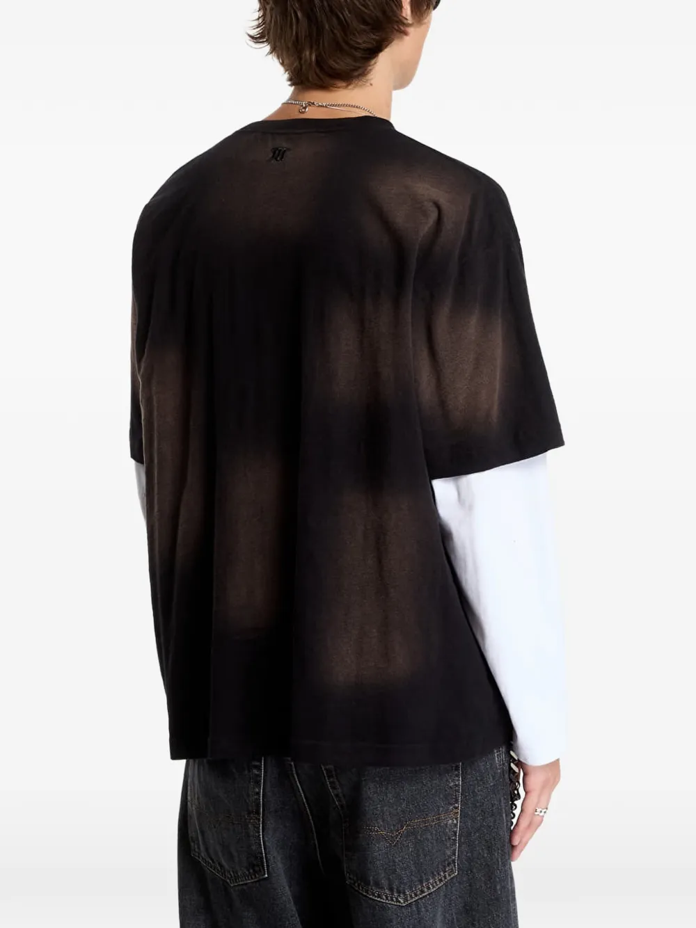 MISBHV 7:30 Pm Lakefront graphic-print washed T-shirt Zwart