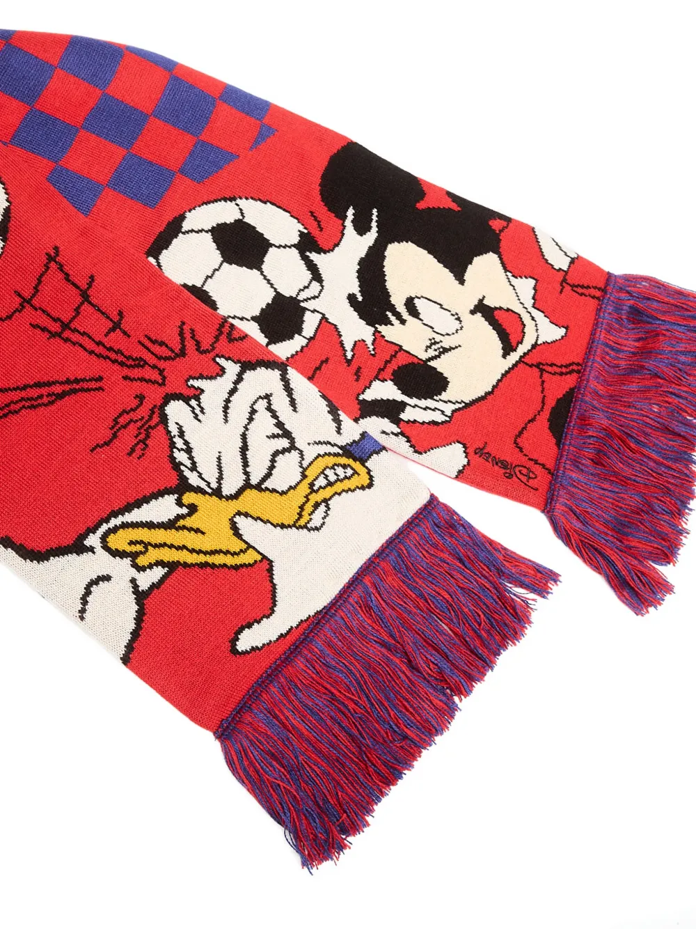 adidas x Brain Dead x Disney sjaal met franje Rood