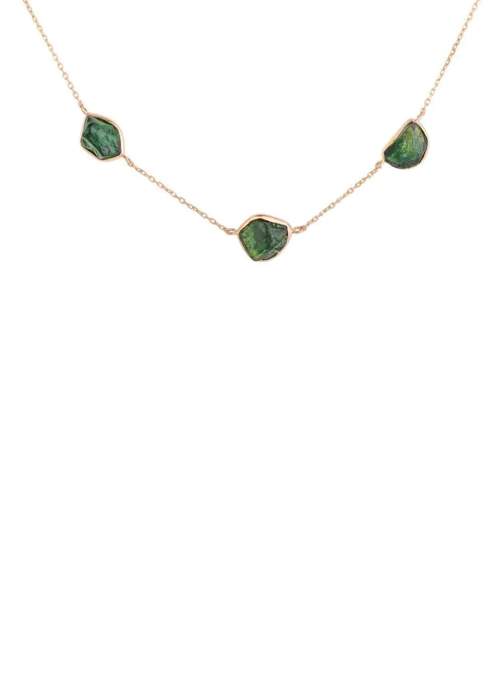 CLARA CHEHAB small Sequence tourmaline necklace