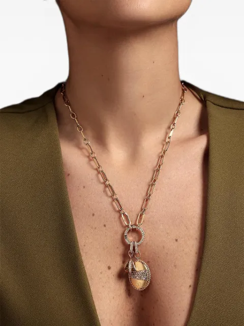 CLARA CHEHAB large Liberté diamond rope charm