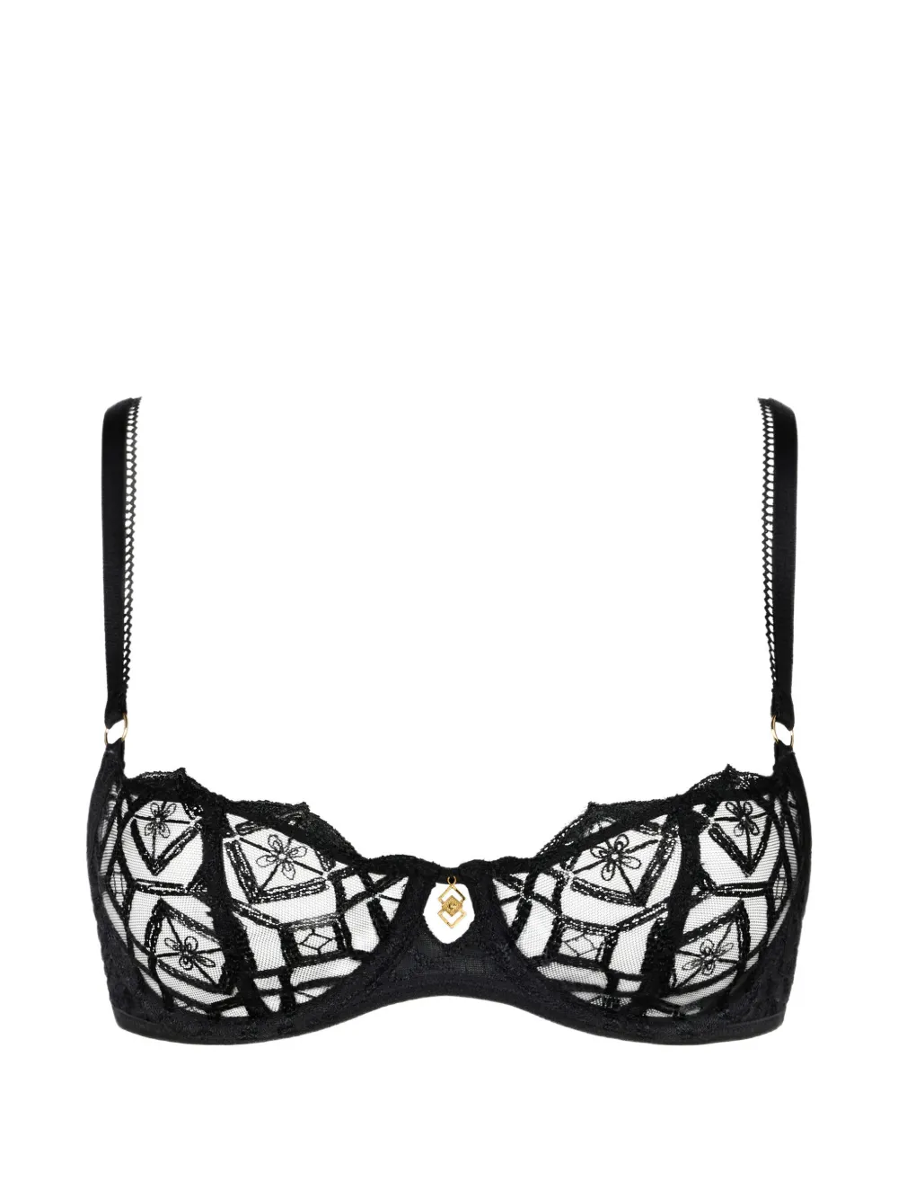 Aubade Reggiseno a balconcino Sense Of Illusion - Nero