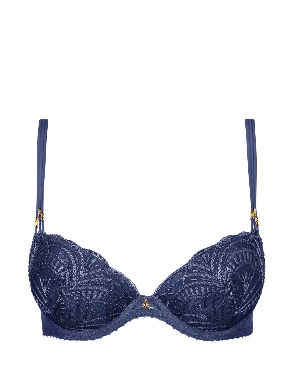 Aubade Reggiseno push-up Vibes ricamato - Blu
