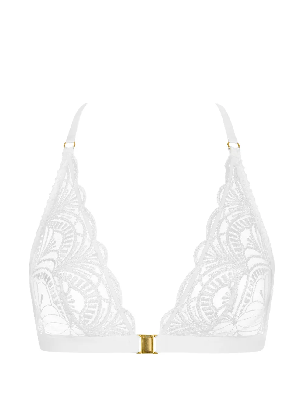 Aubade Reggiseno a triangolo Vibes con ricamo - Bianco