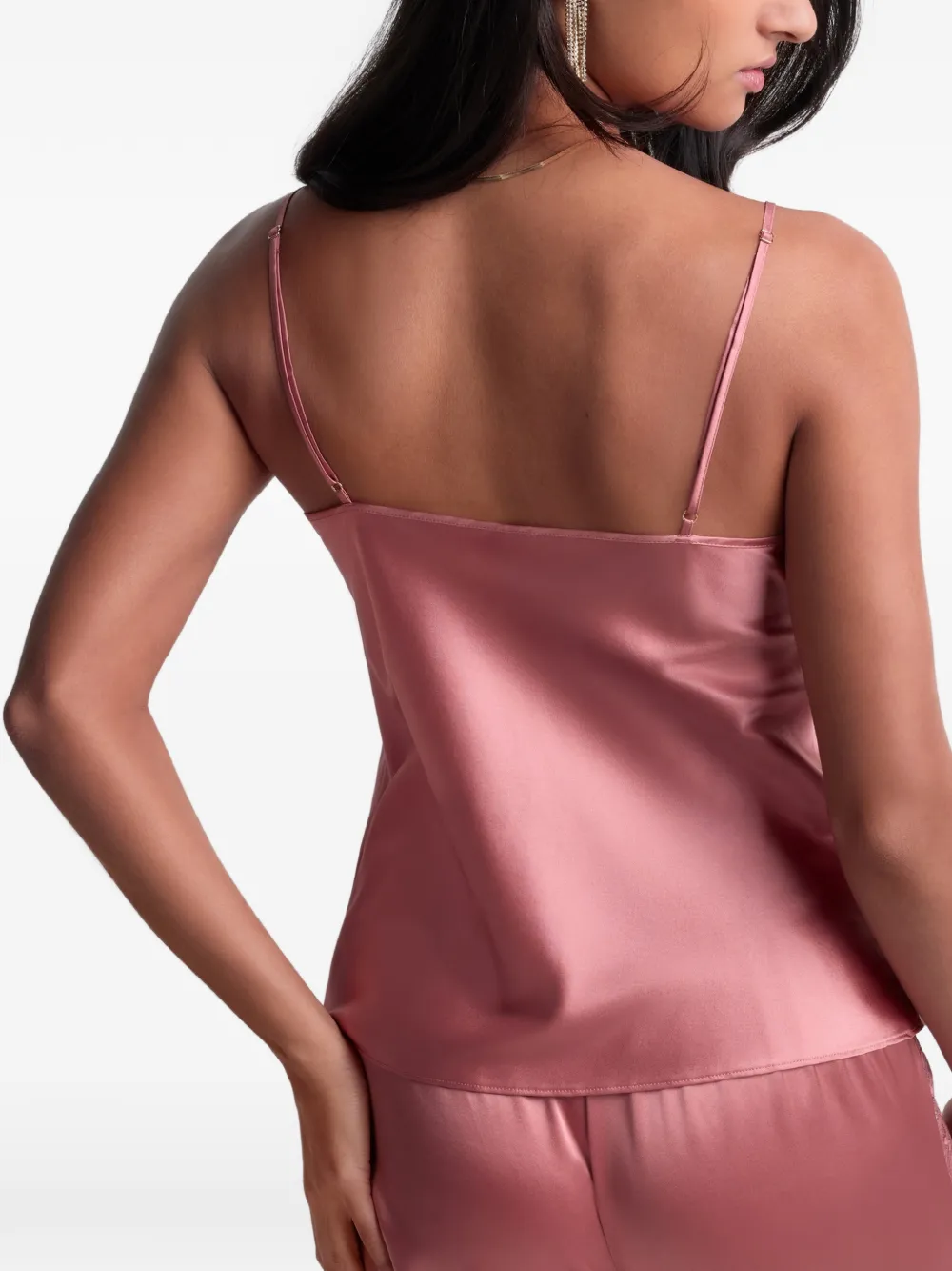 Aubade Midnight Whisper hemd met kanten afwerking Roze