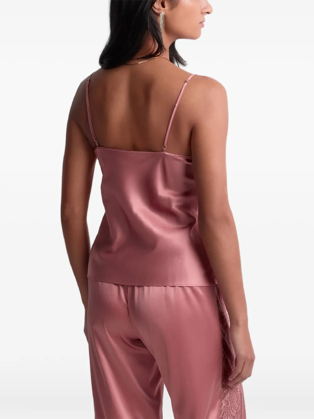 Aubade Midnight Whisper hemd met kanten afwerking Roze
