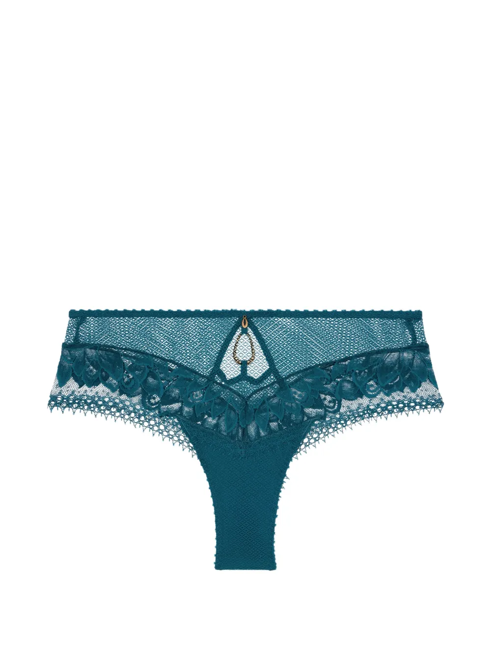 Aubade Flawless Love Slip mit Spitzenbesatz - Blau