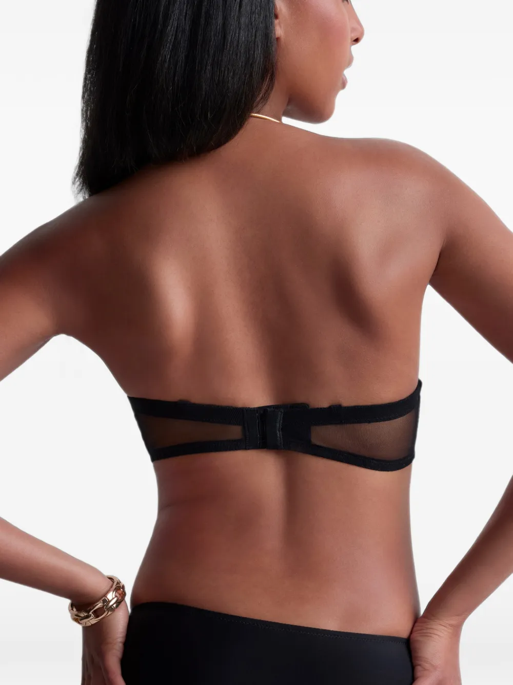 Aubade Sheer Emotion plunge bandeau bh Zwart
