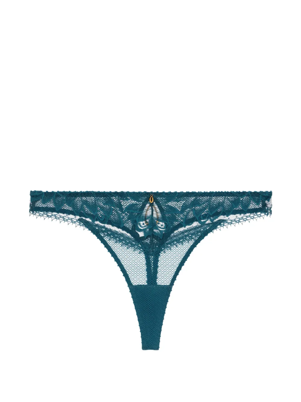 Aubade Perizoma Flawless Love con finiture in pizzo - Blu