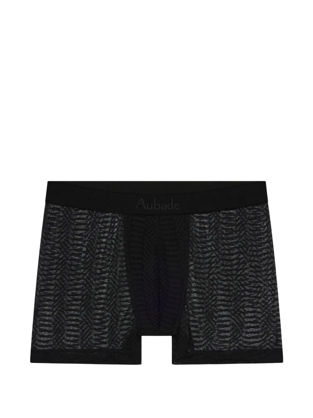 Aubade geometric-pattern mesh boxer shorts