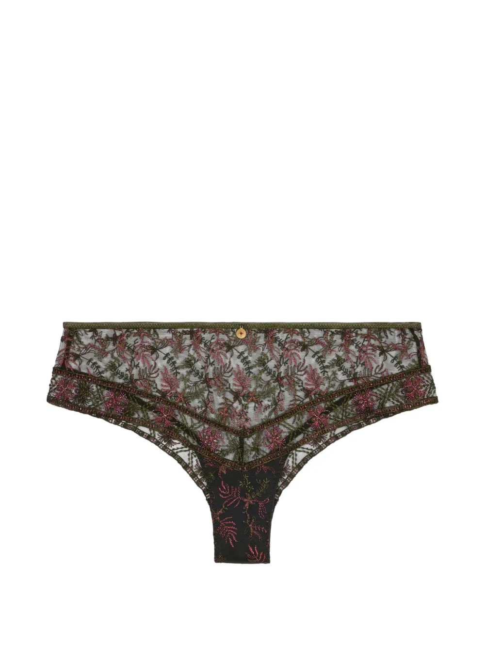 Aubade Sound Of Heart embroidered briefs