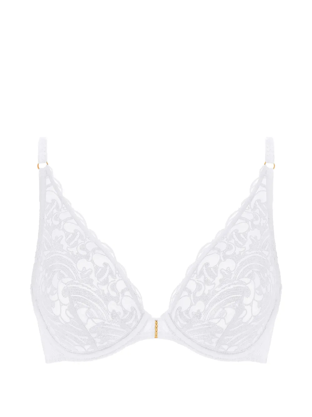Aubade Satin Memories embroidered triangle bra