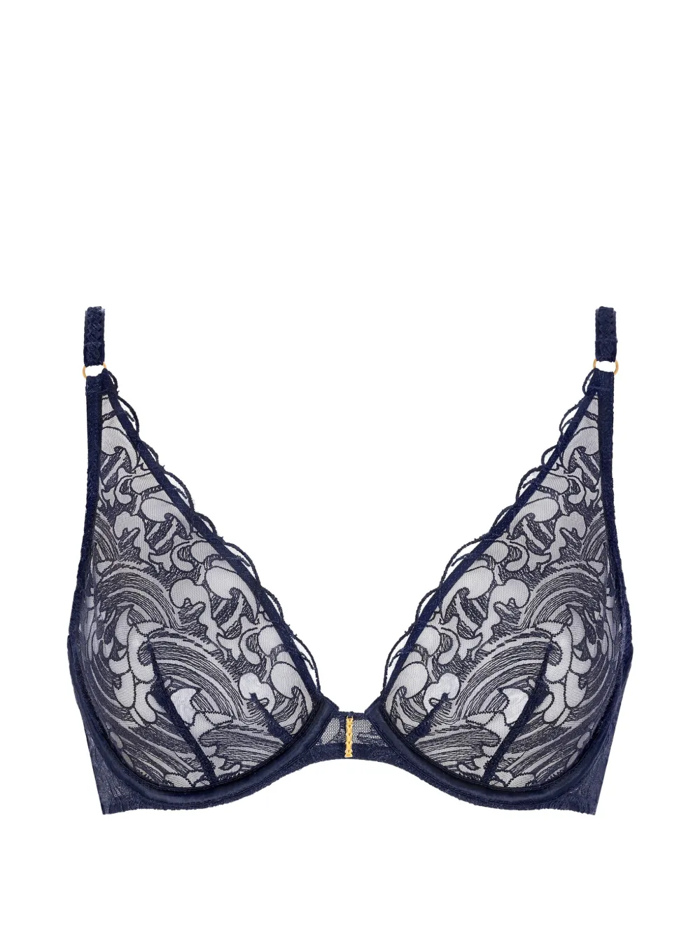 Aubade Reggiseno a triangolo Satin Memories - Blu