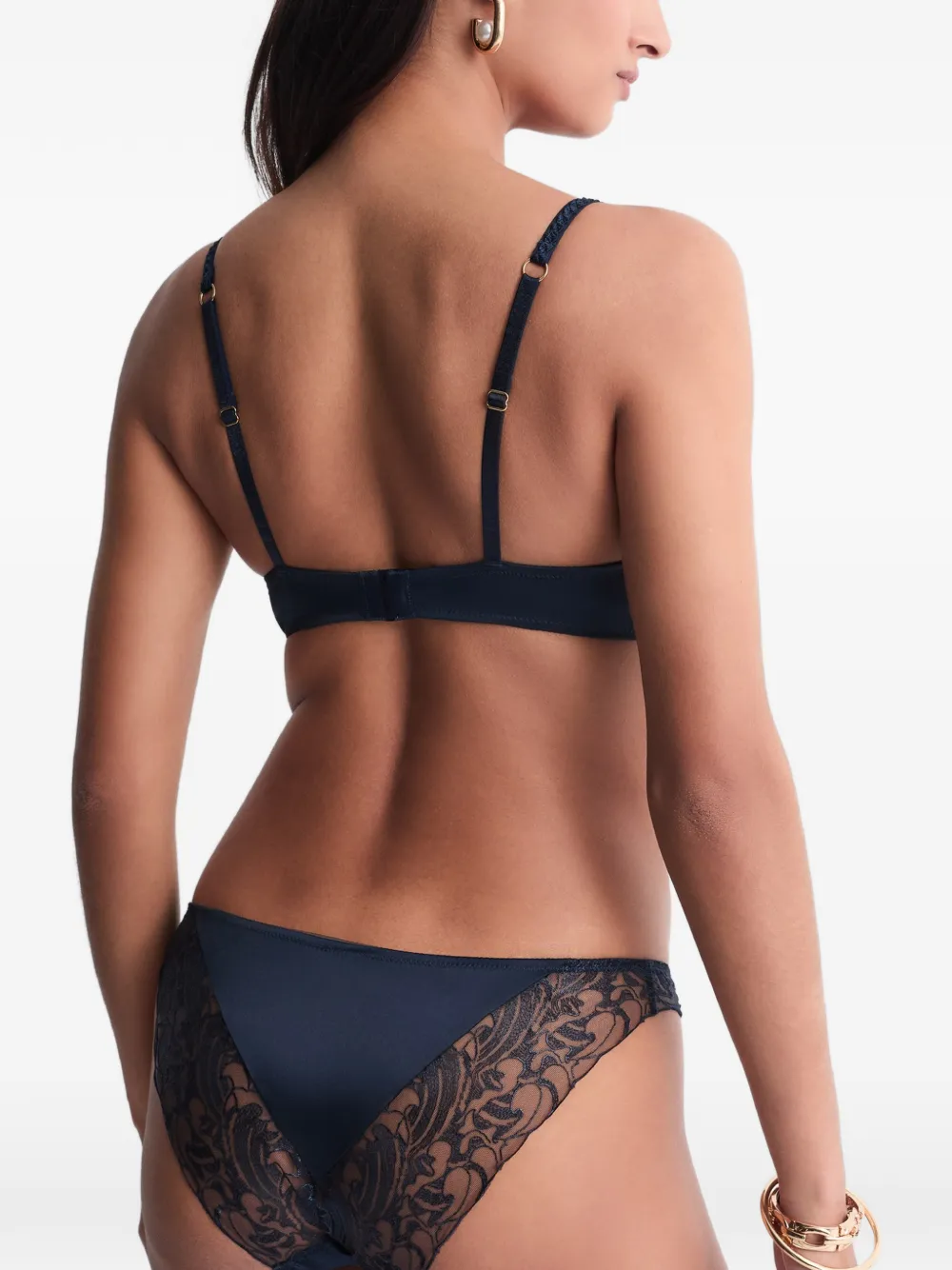 Aubade Satin Memories triangel bh Blauw