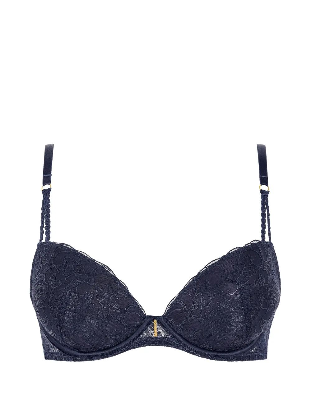 Aubade Satin Memories embroidered bra - women - Polyester/Polyamide/Elastane/Polyester/Polyamide/Spandex/Elastane/Polyester/Polyamide/Spandex/Ela...