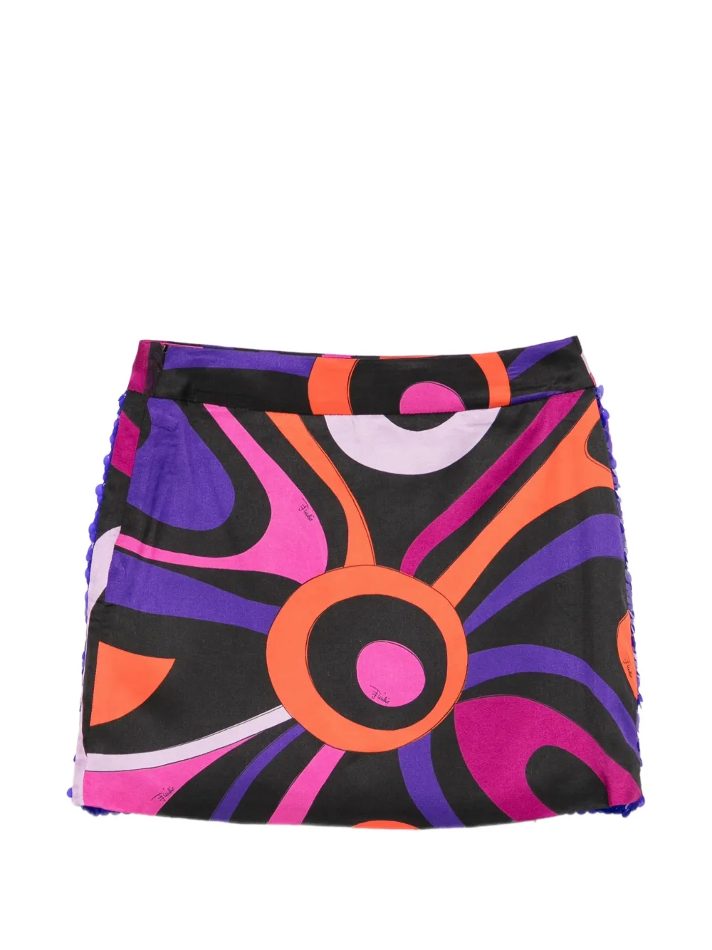 PUCCI Junior sequin-embellished mini skirt Paars