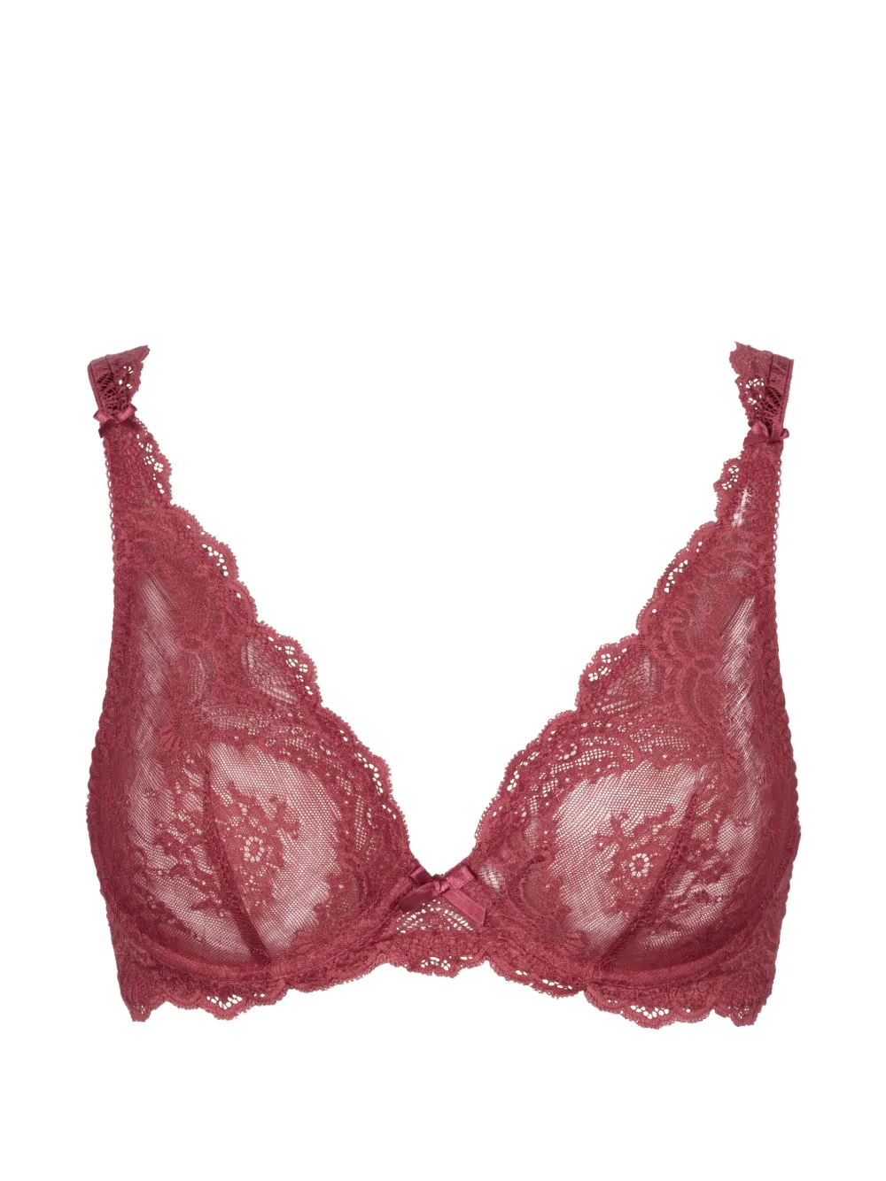 Aubade Reggiseno Danse des Sens con finiture in pizzo e ferretto - Rosso