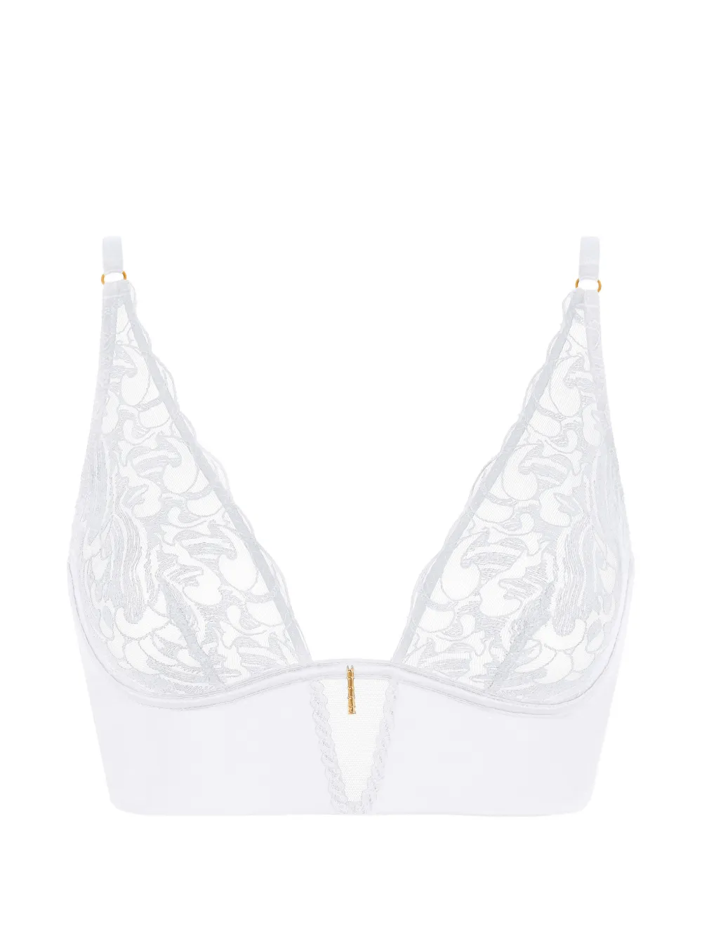 Aubade Satin Memories embroidered triangle bra