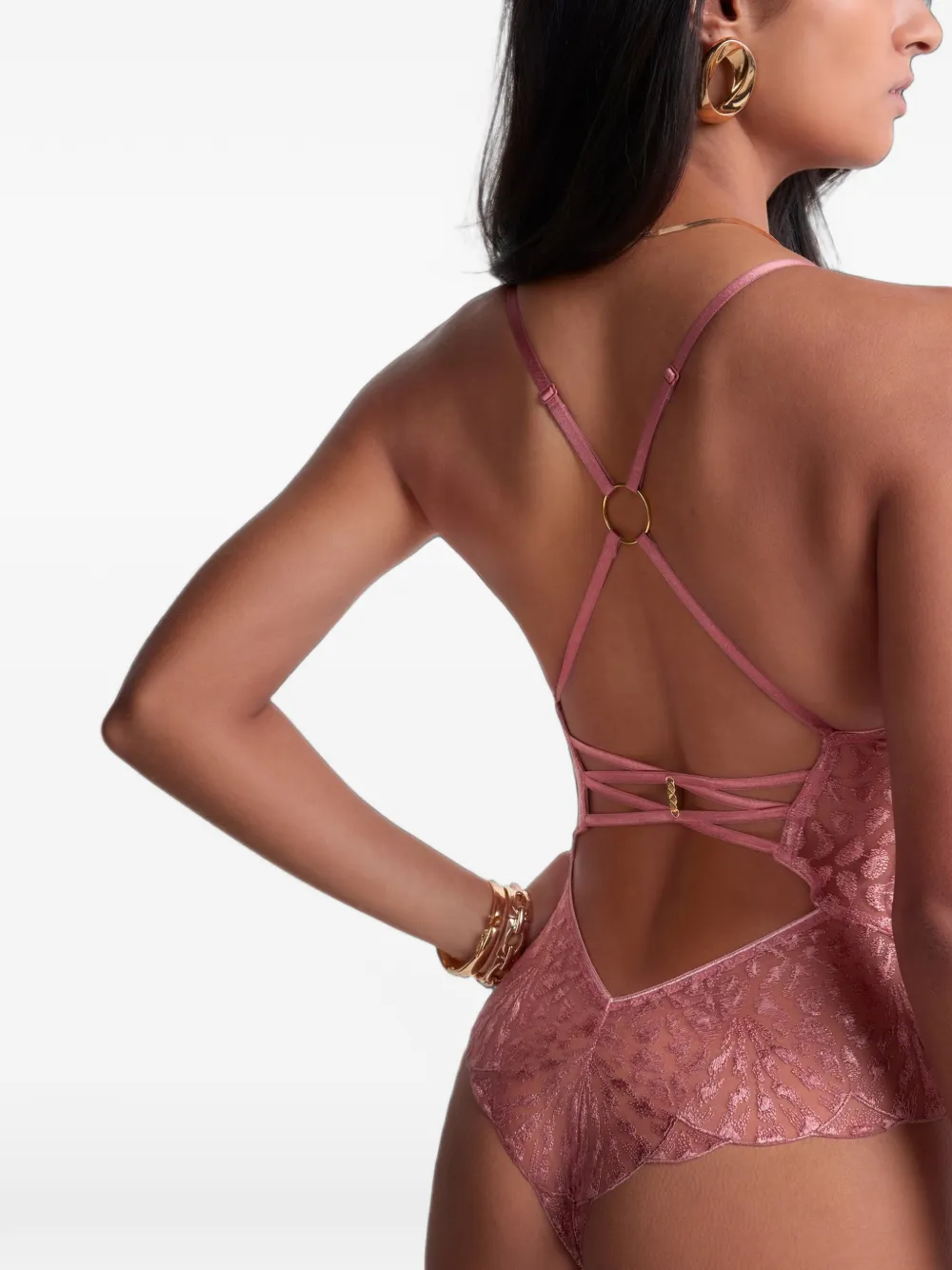 Aubade Crazy In Love body met borduurwerk Roze