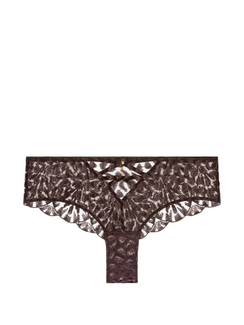 Aubade Crazy in Love Hipster-Slip mit Leopardenprint - Braun