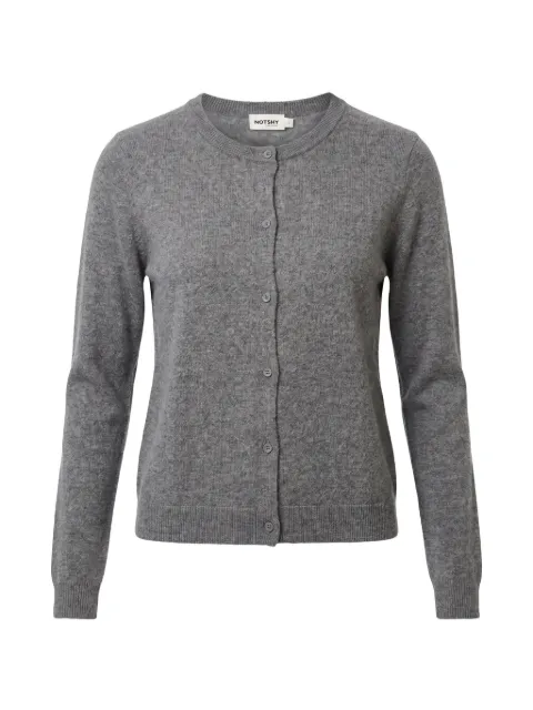 Not Shy Naline fine-knit cashmere cardigan