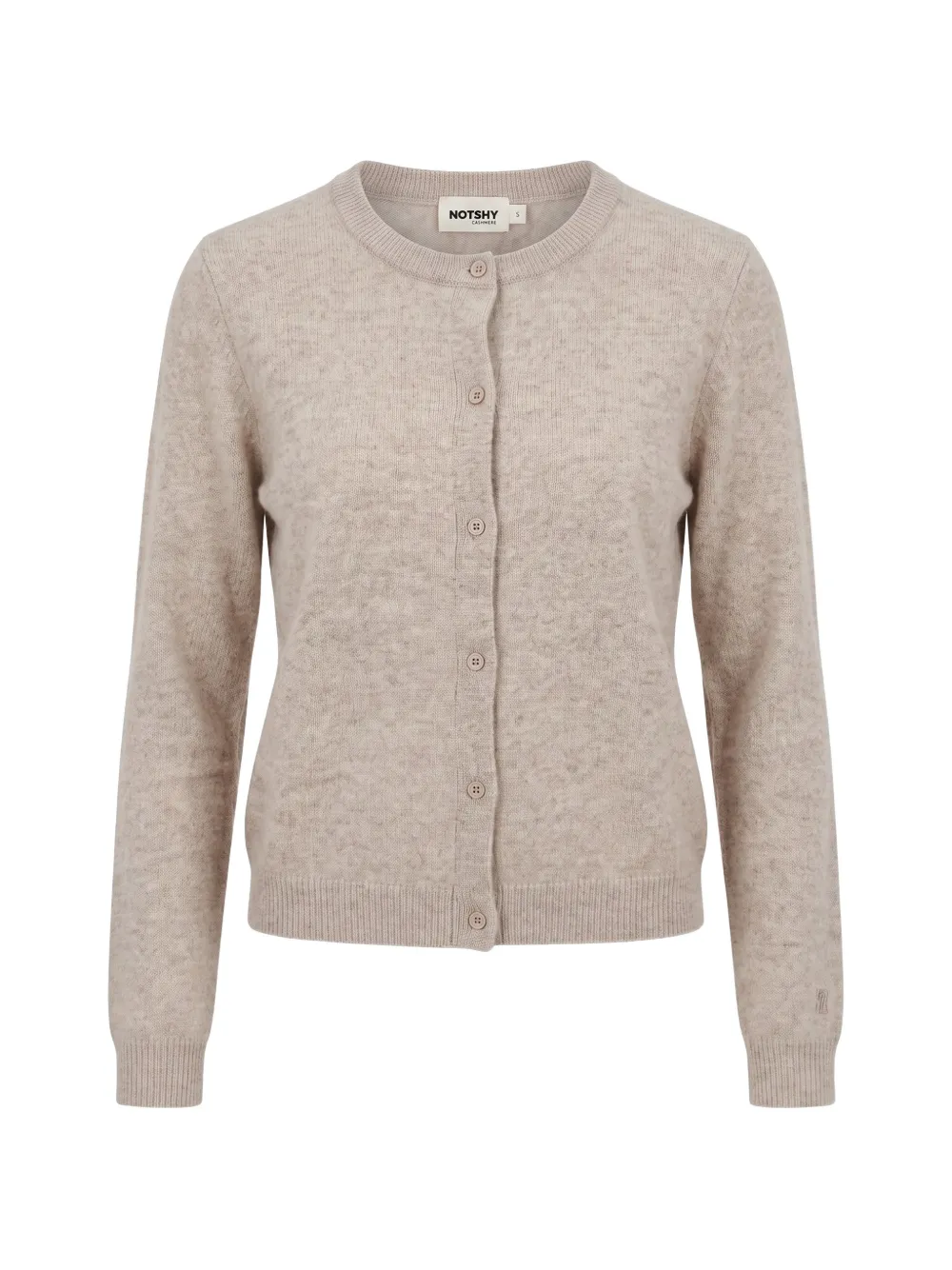 Not Shy Naline button-up knitted cashmere cardigan