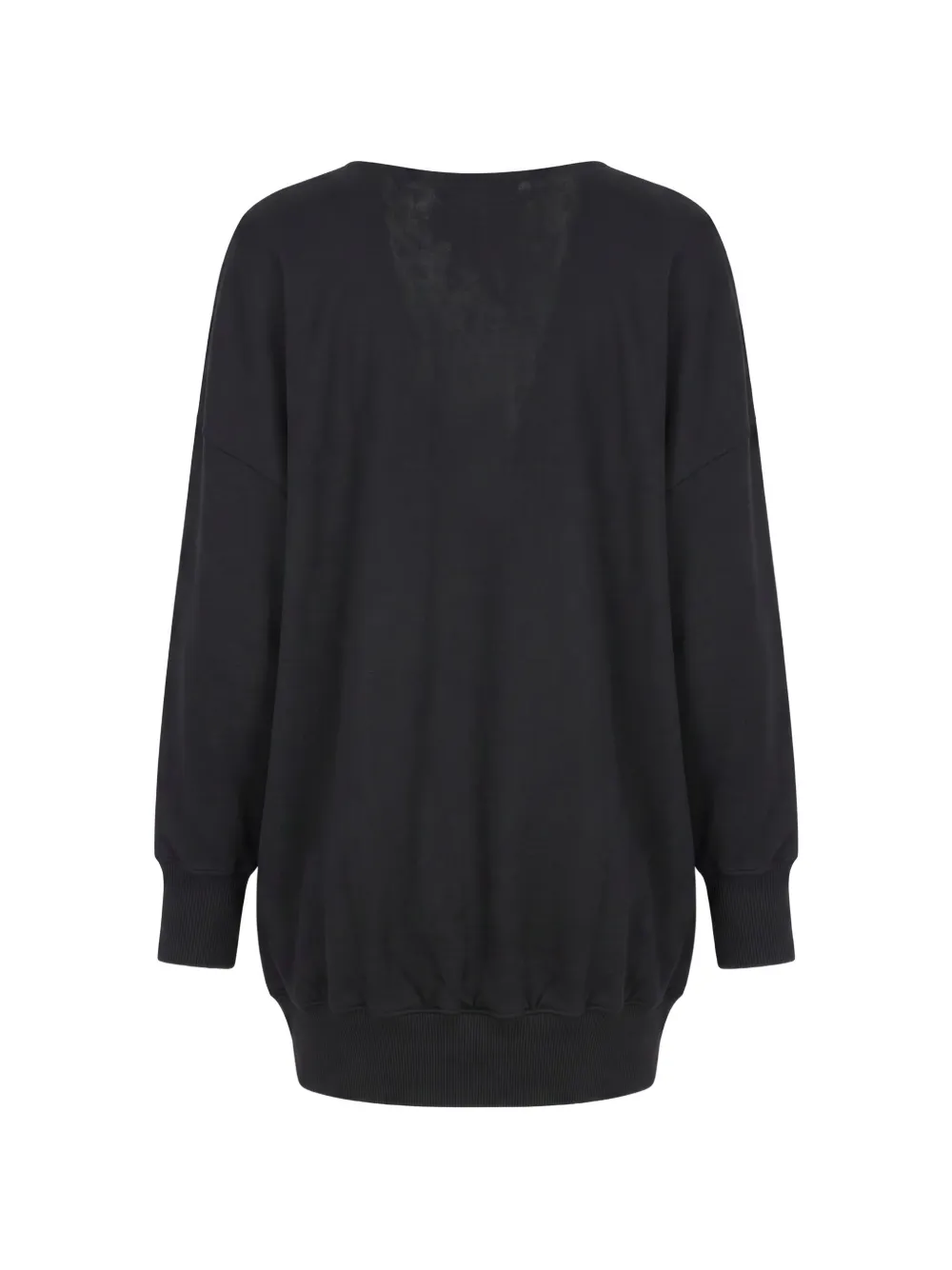 Valentino Garavani Sweater met kanten vlakken en verlaagde schouders Zwart