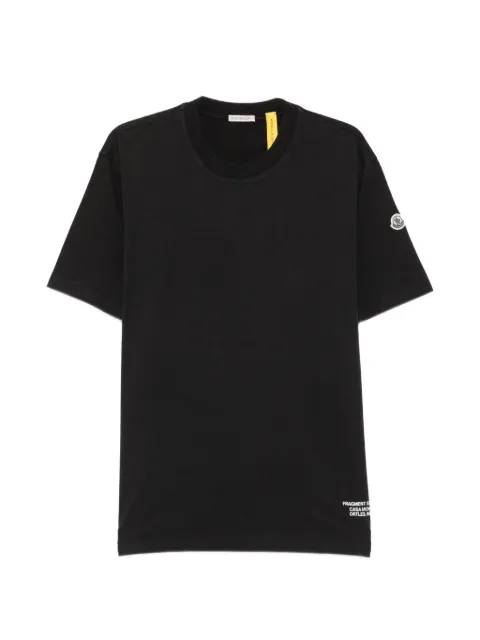 Moncler x Fragment logo-print T-shirt