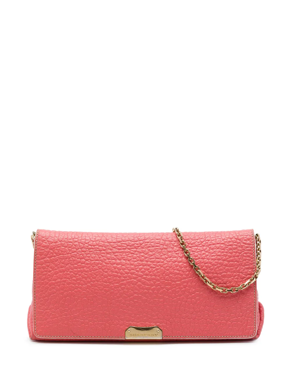 Burberry Pre-Owned 2000-2017 Medium Grained Calfskin Mildenhall crossbody bag - Rosa