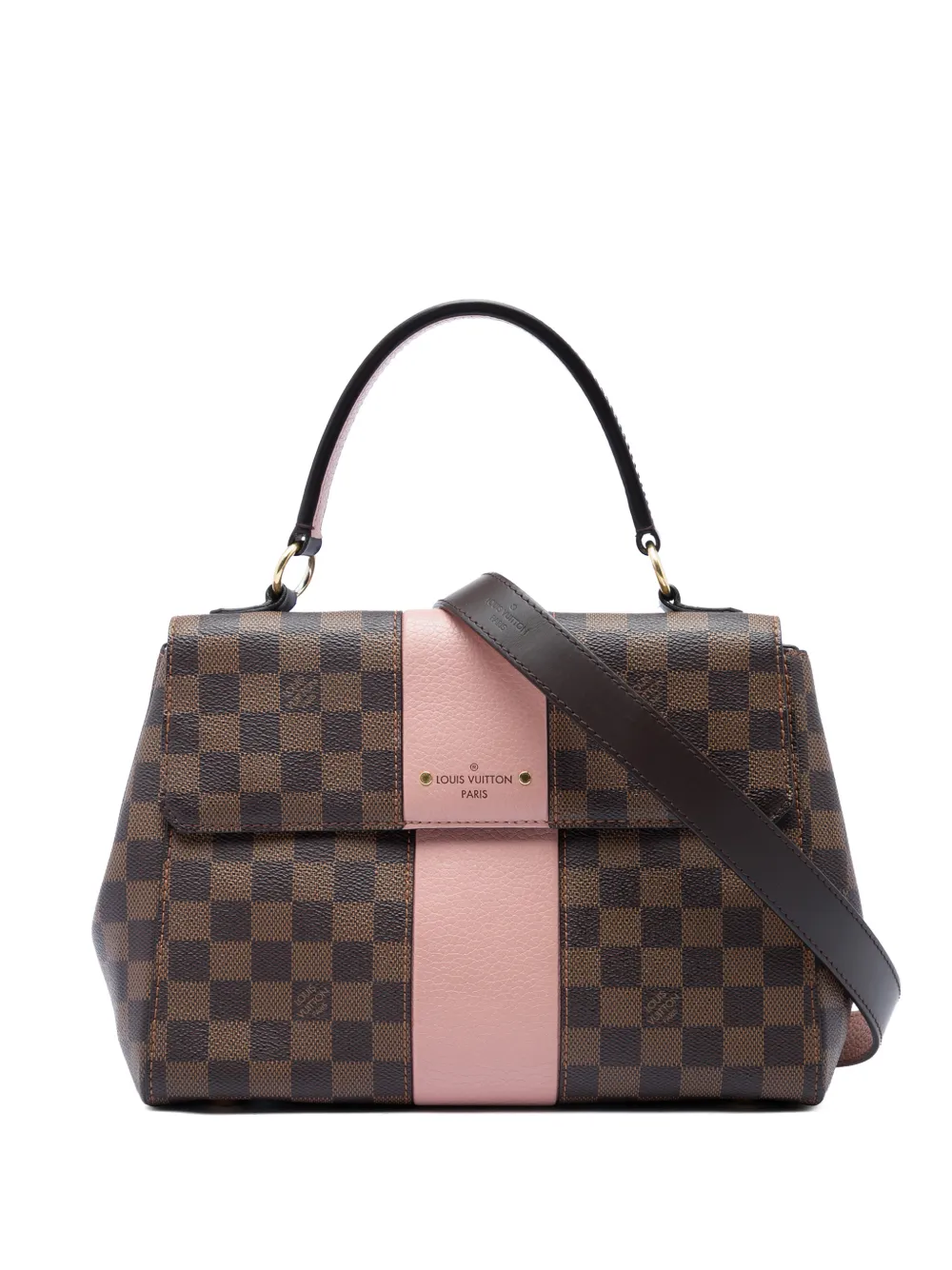 Louis Vuitton Pre-Owned 2018 Damier Ebene Bond Street BB satchel - Marrone