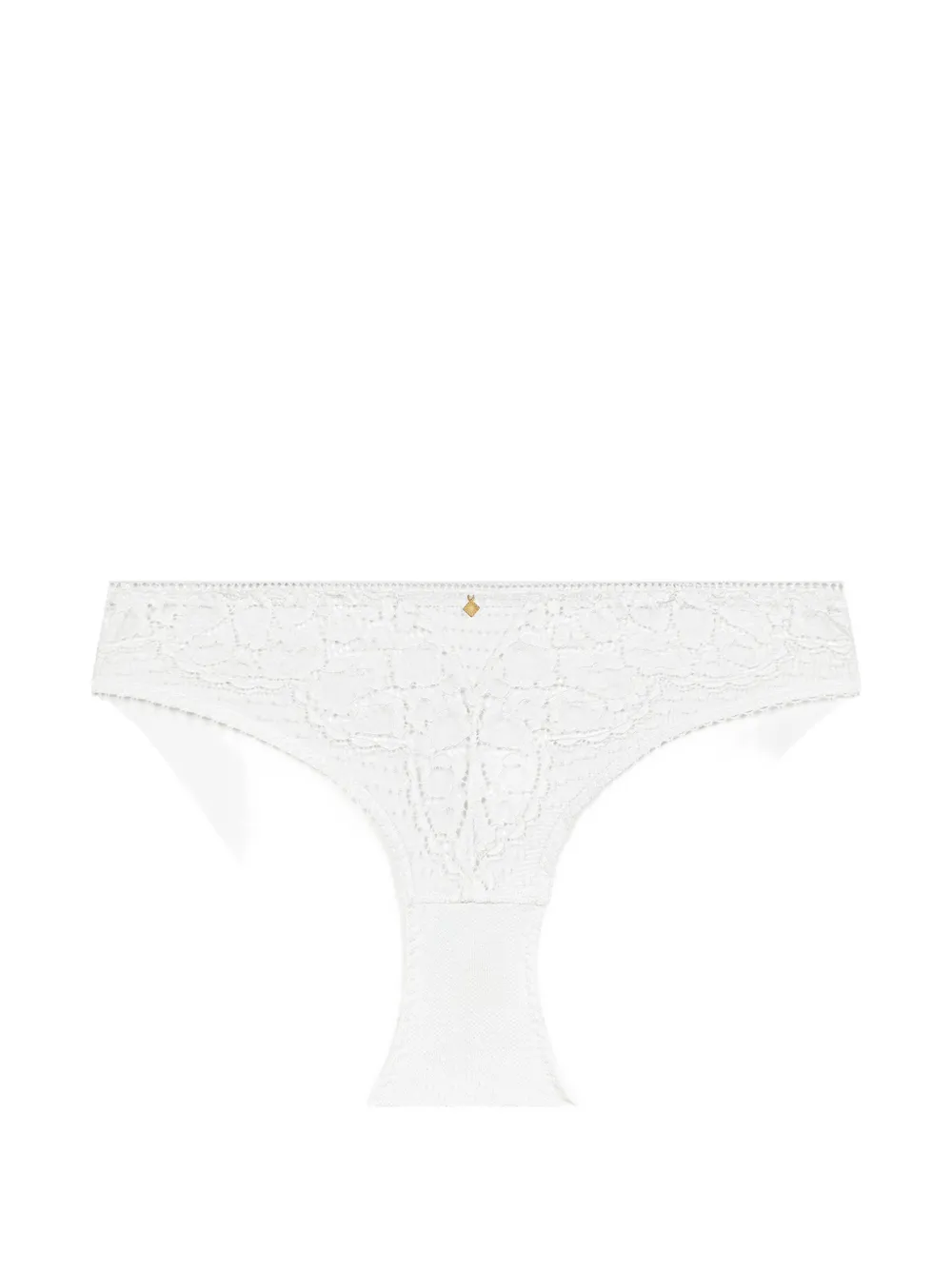 Aubade Illusion Fauve Slip mit Spitzeneinsatz - Weiß