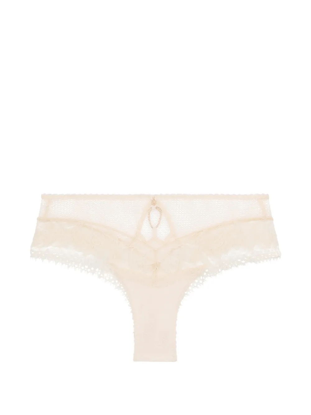 Aubade Slip Flawless Love con finiture in pizzo - Toni neutri