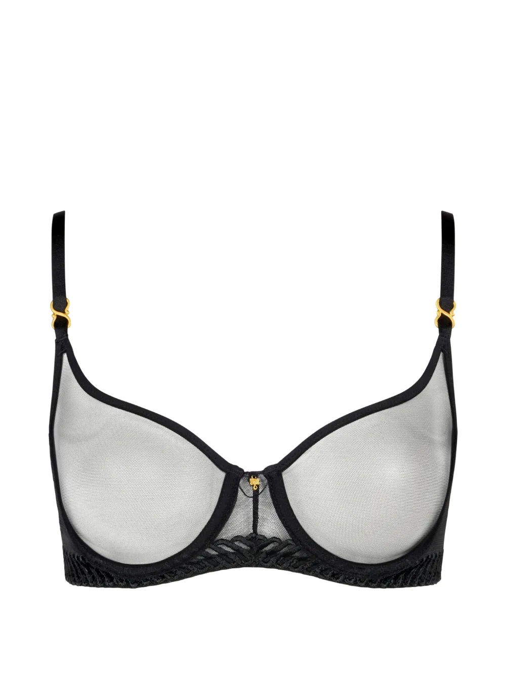 Aubade Reggiseno Sheer Emotion con ricamo - Nero