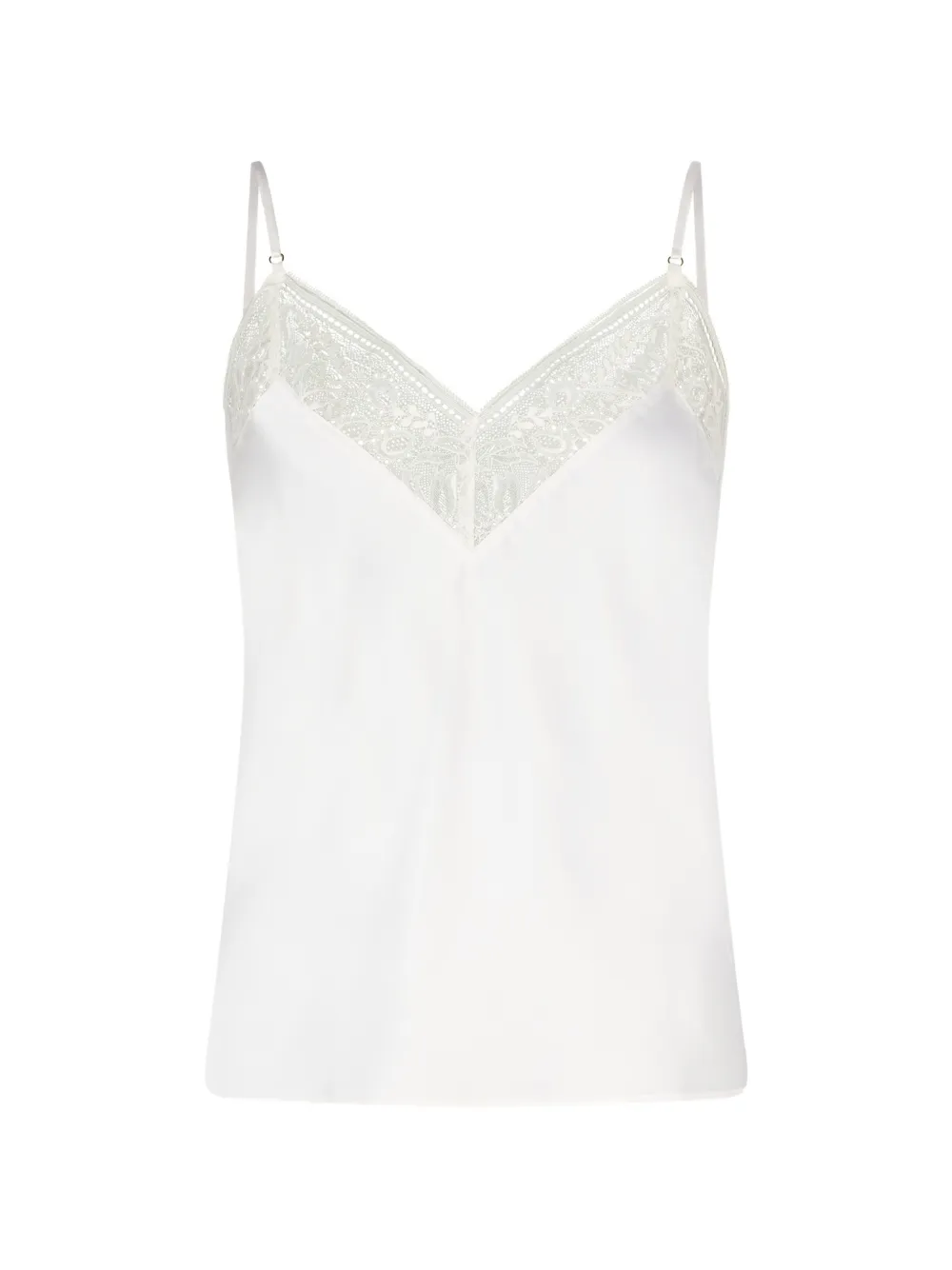 Aubade haut de pyjama Midnight Whisper bordé de dentelle - Blanc Aubade haut de pyjama Midnight Whisper bordé de dentelle - Blanc