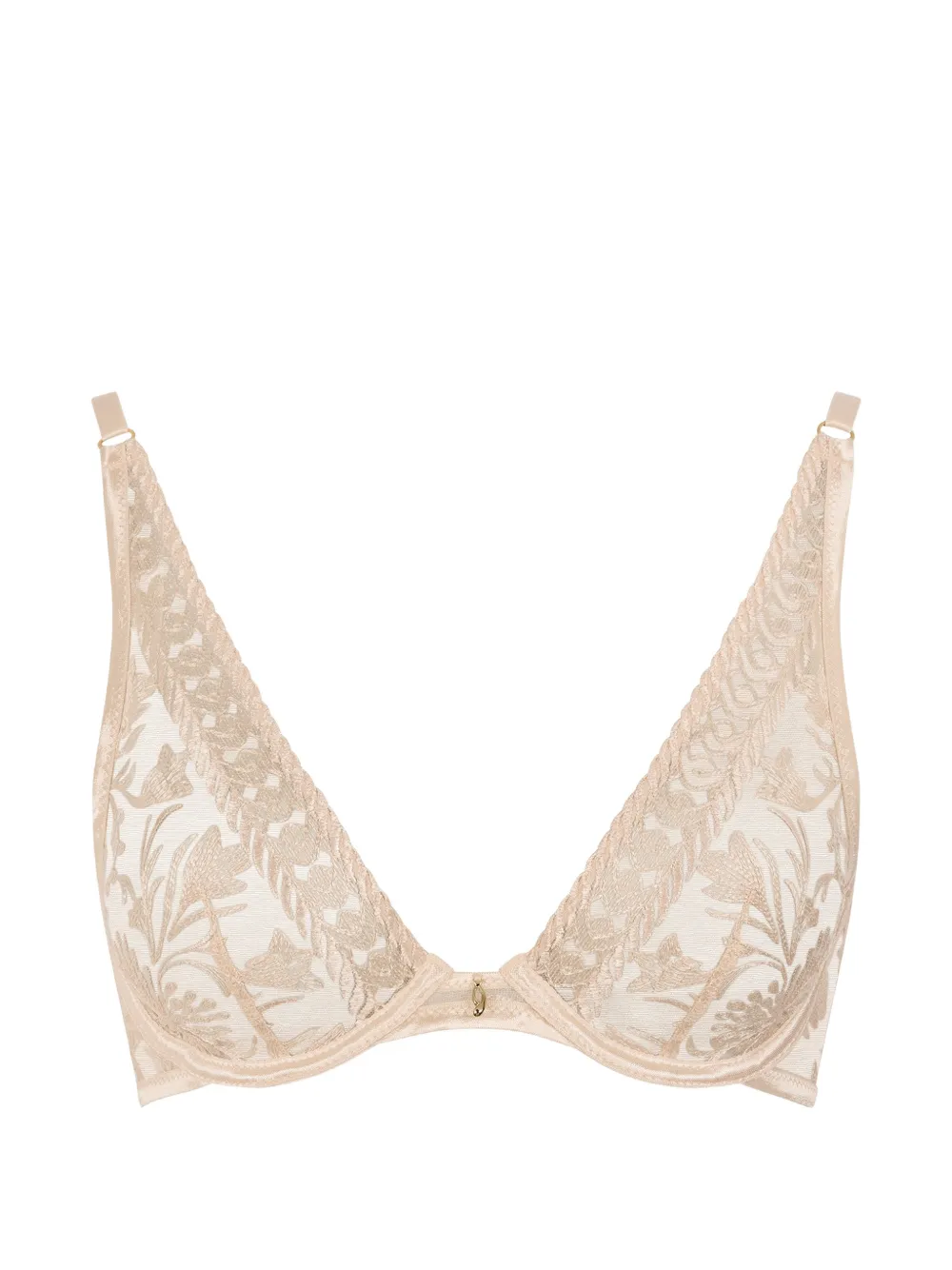 Aubade Reggiseno Magnetic Spell con ricamo - Toni neutri