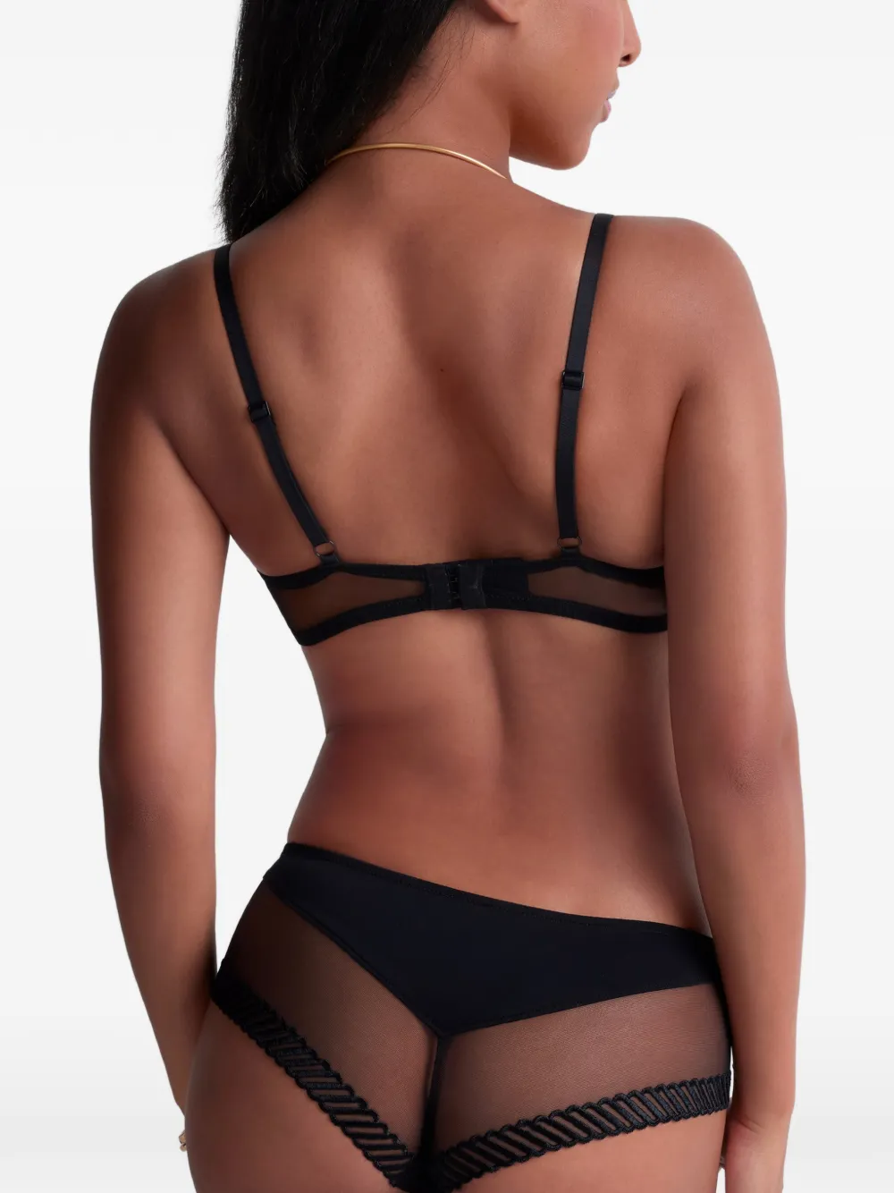 Aubade Sheer Emotion slip Zwart