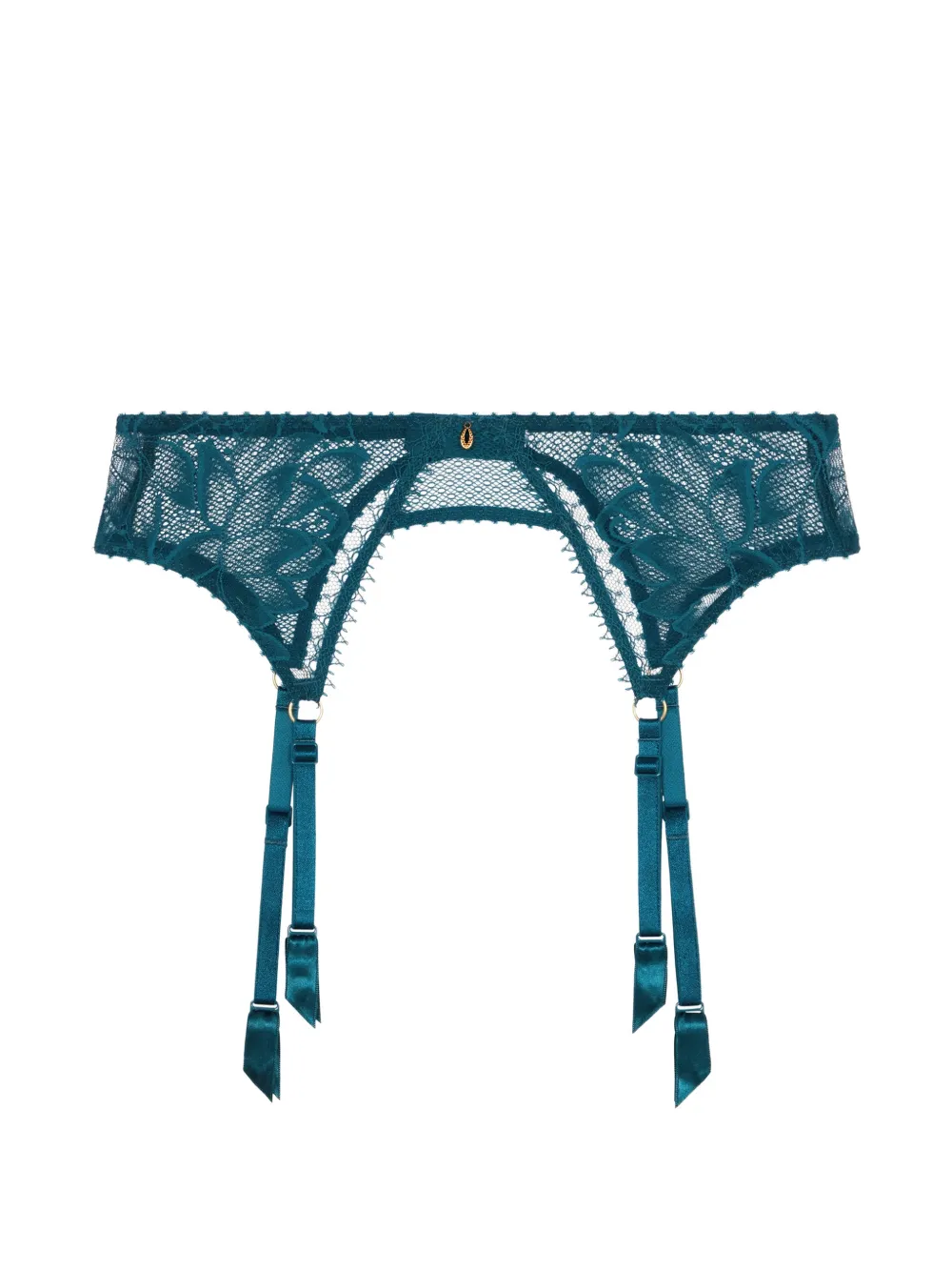 Aubade Reggicalze Flawless Love in pizzo - Blu