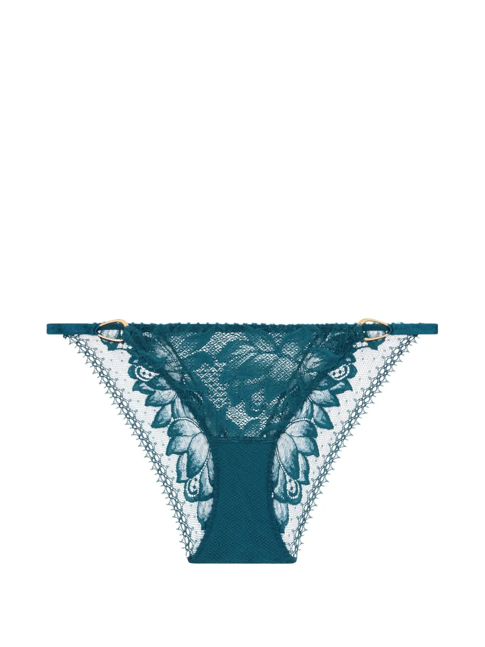 Aubade Flawless Love Slip mit Spitzenbesatz - Blau
