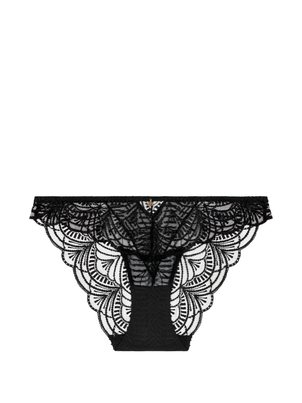 Aubade Slip Vibes con ricamo - Nero