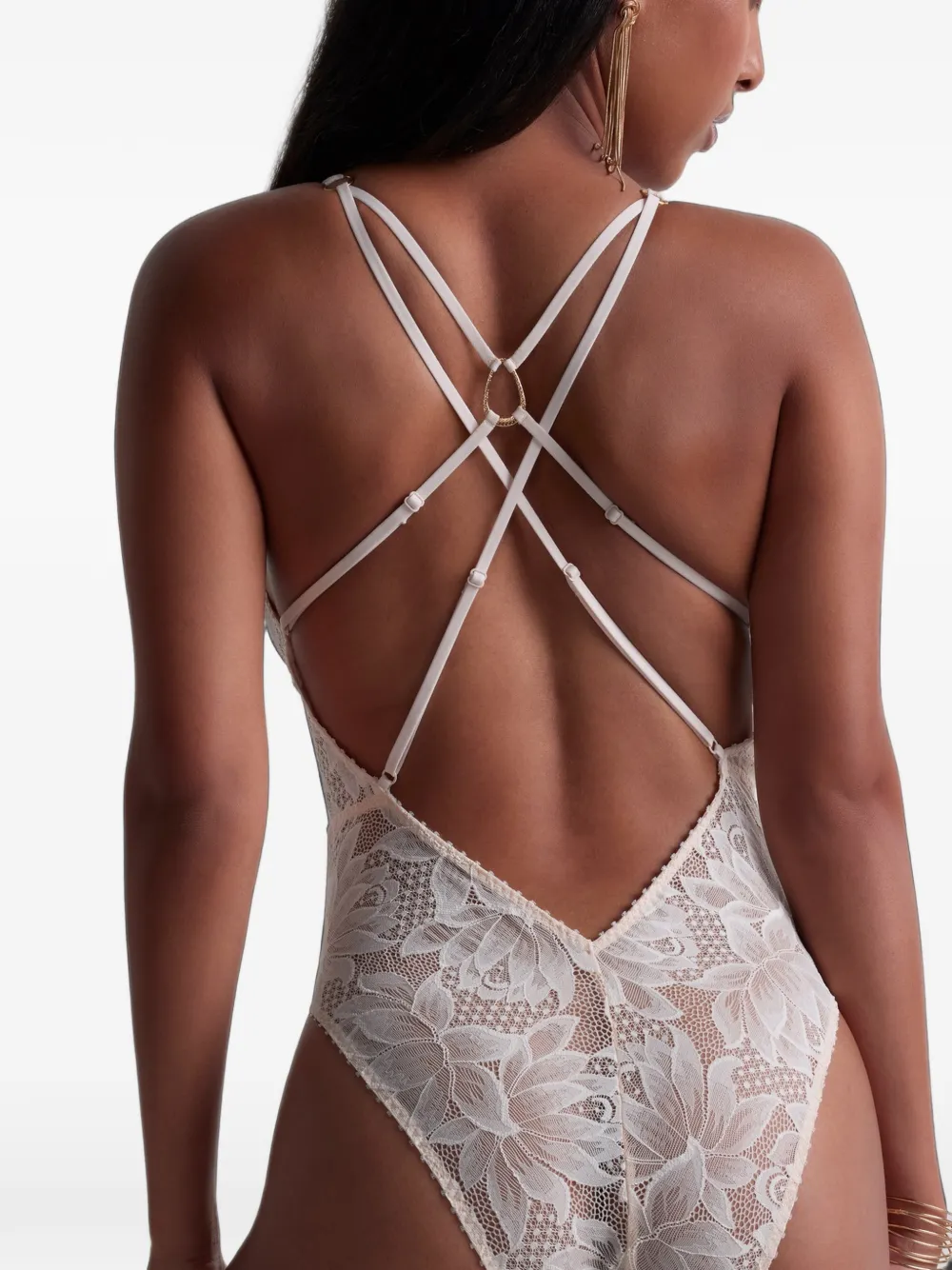 Aubade Flawless Love body met kant Beige