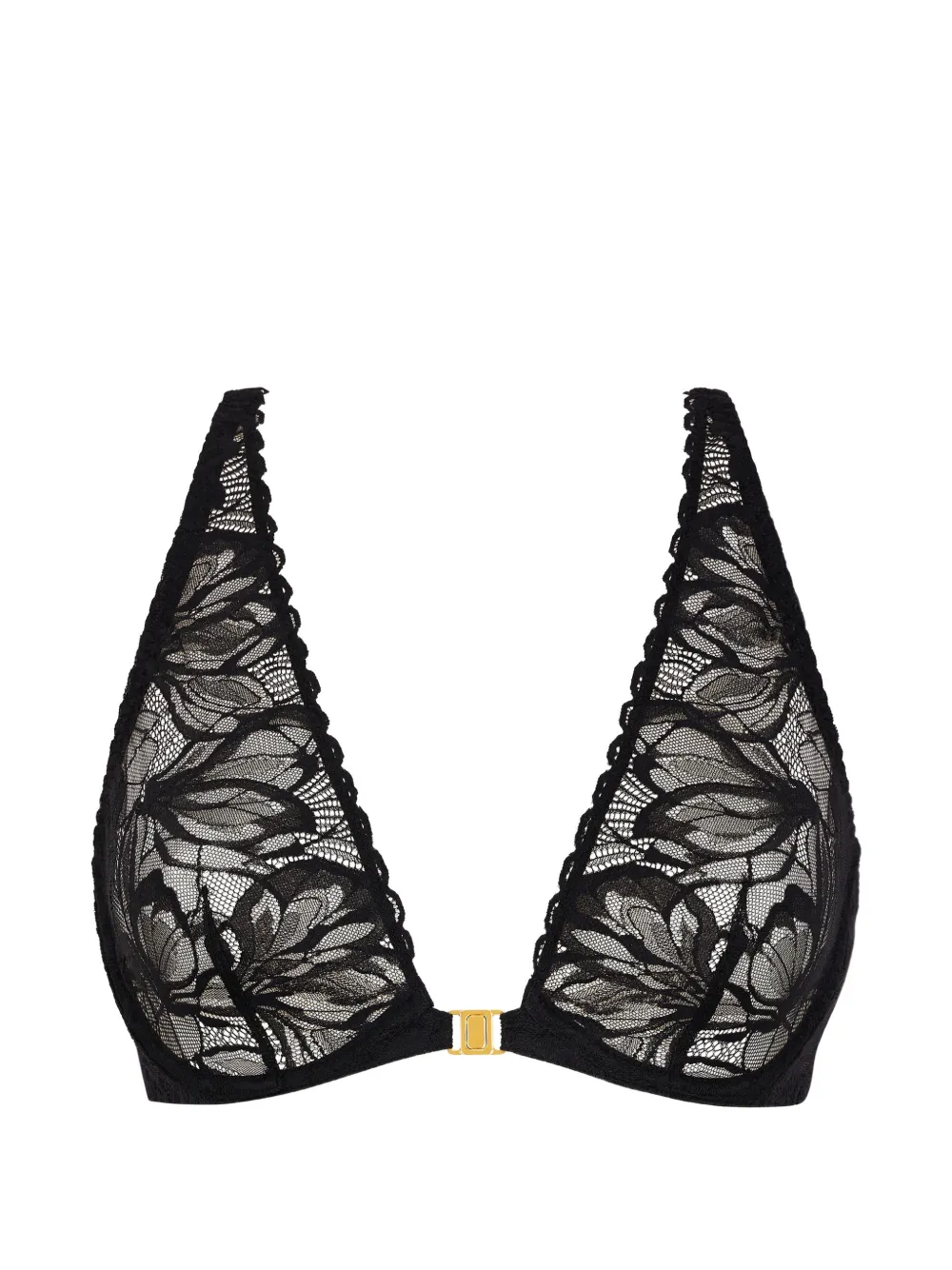 Aubade Reggiseno a triangolo After Hours in pizzo - Nero