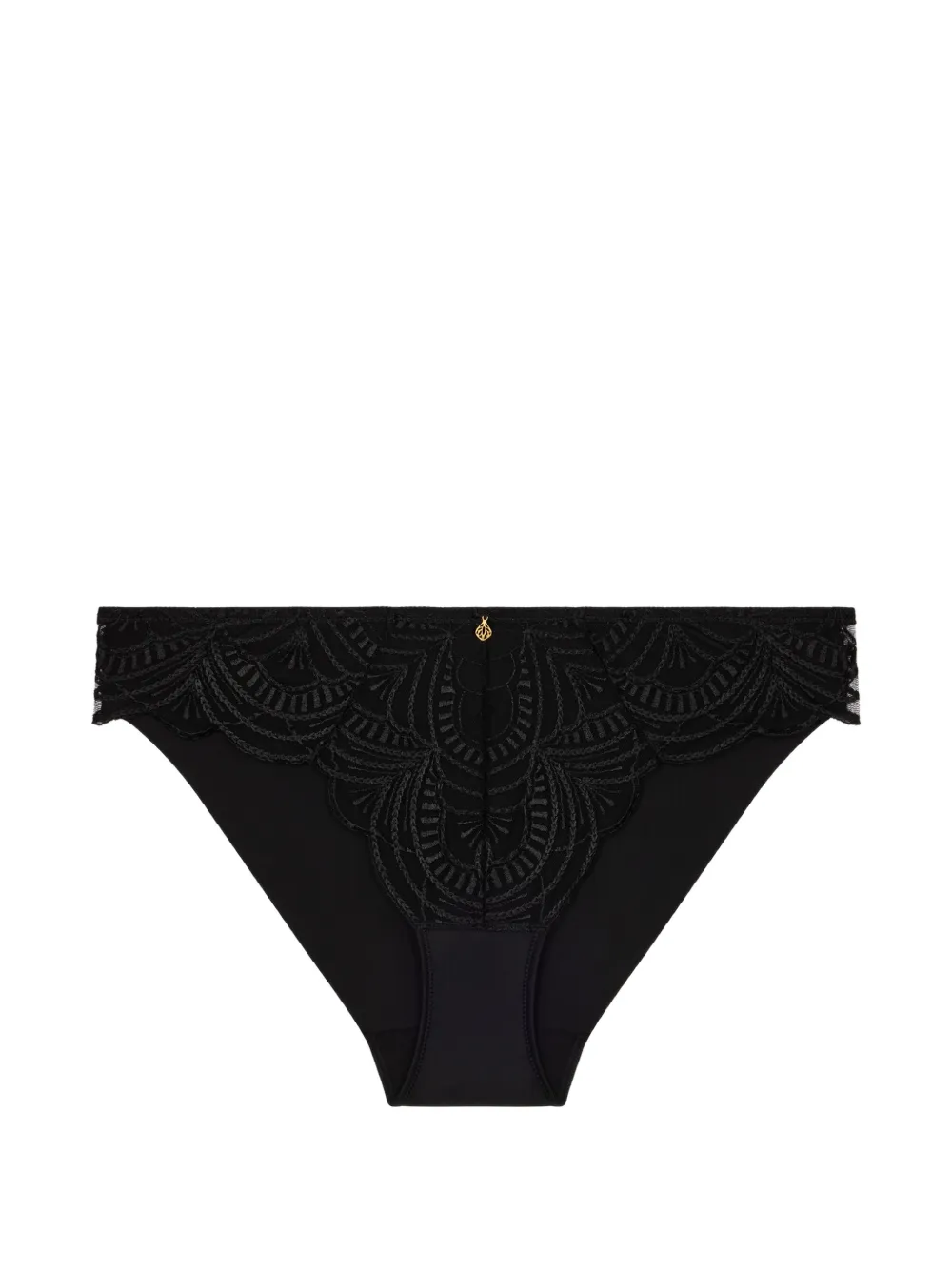 Aubade Slip Vibes con ricamo - Nero