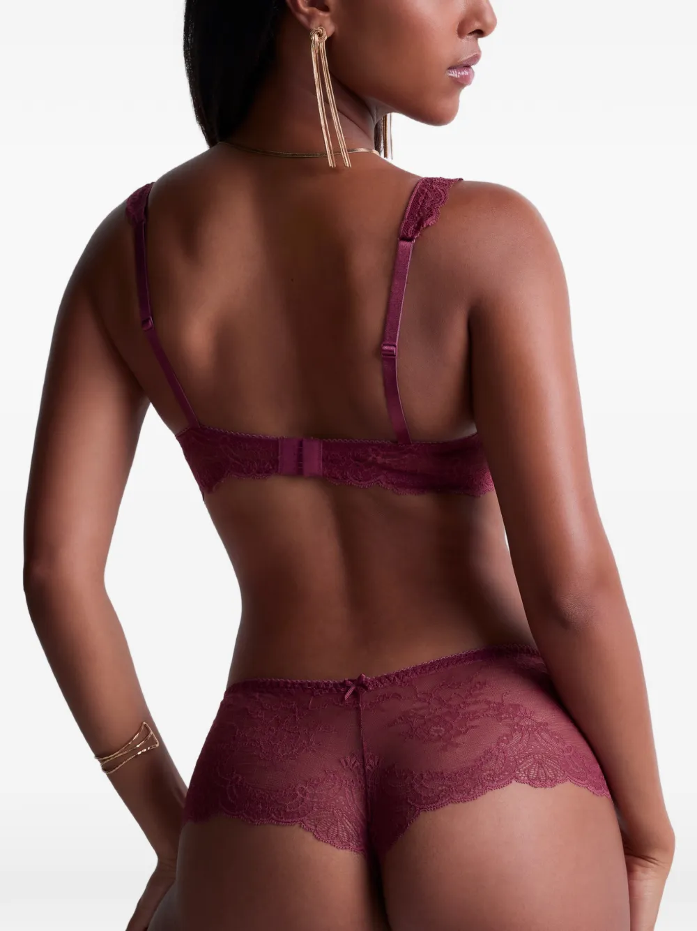 Aubade Danse des Sens slip met kant Rood