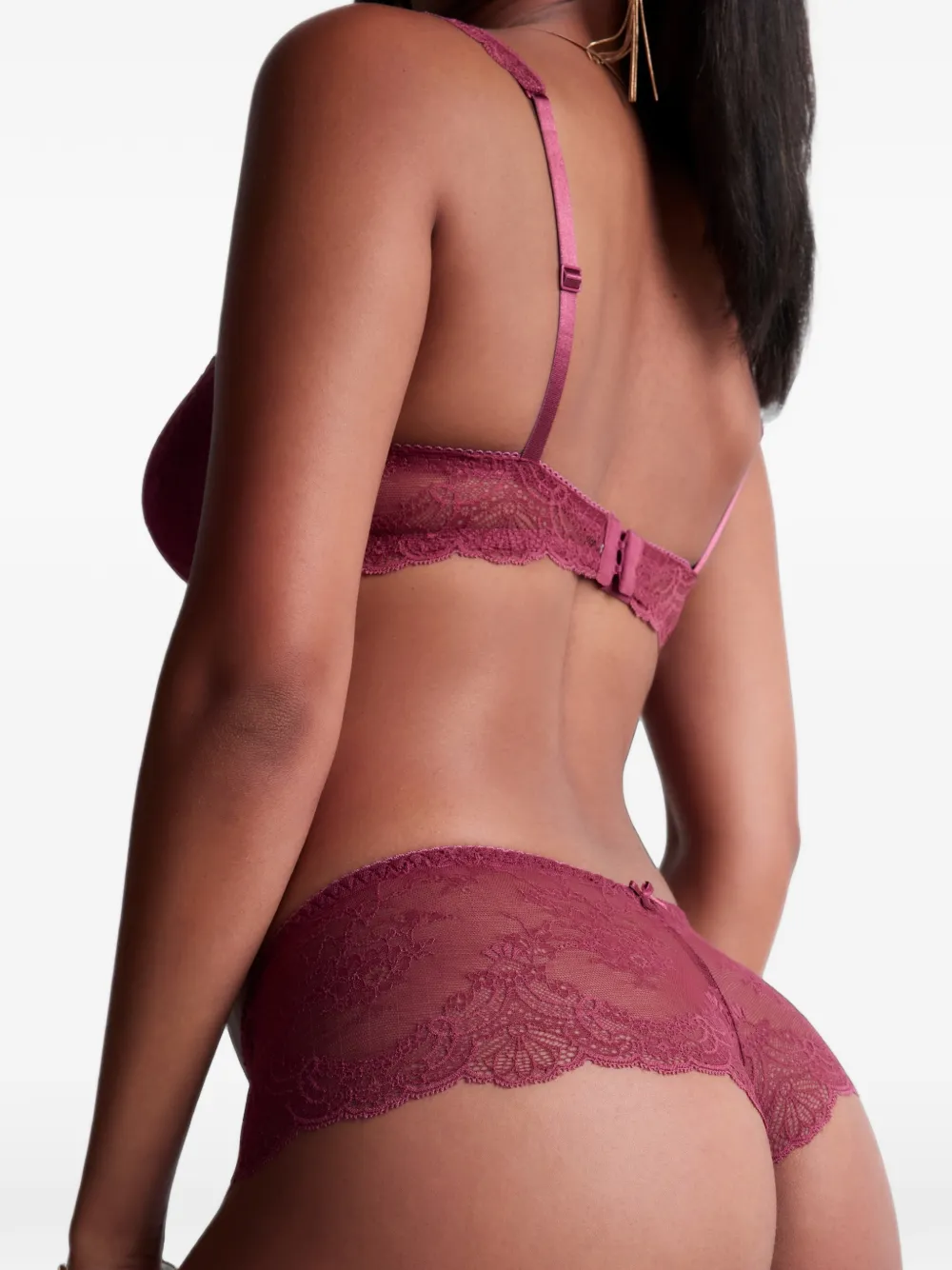 Aubade Danse des Sens slip met kant Rood
