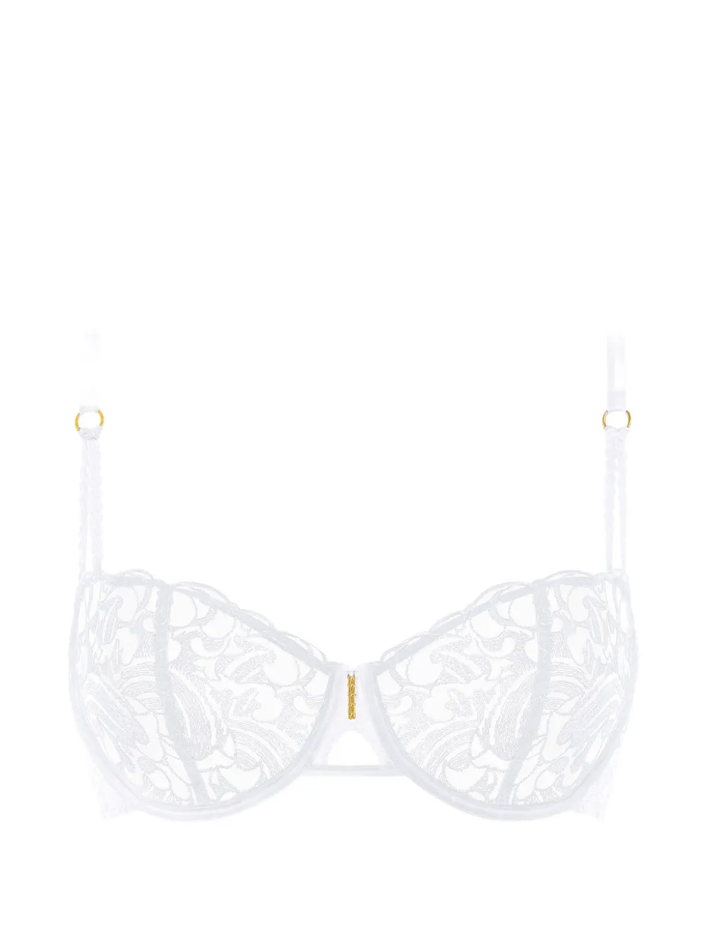 Aubade Reggiseno Satin Memories ricamato con ferretto - Blu