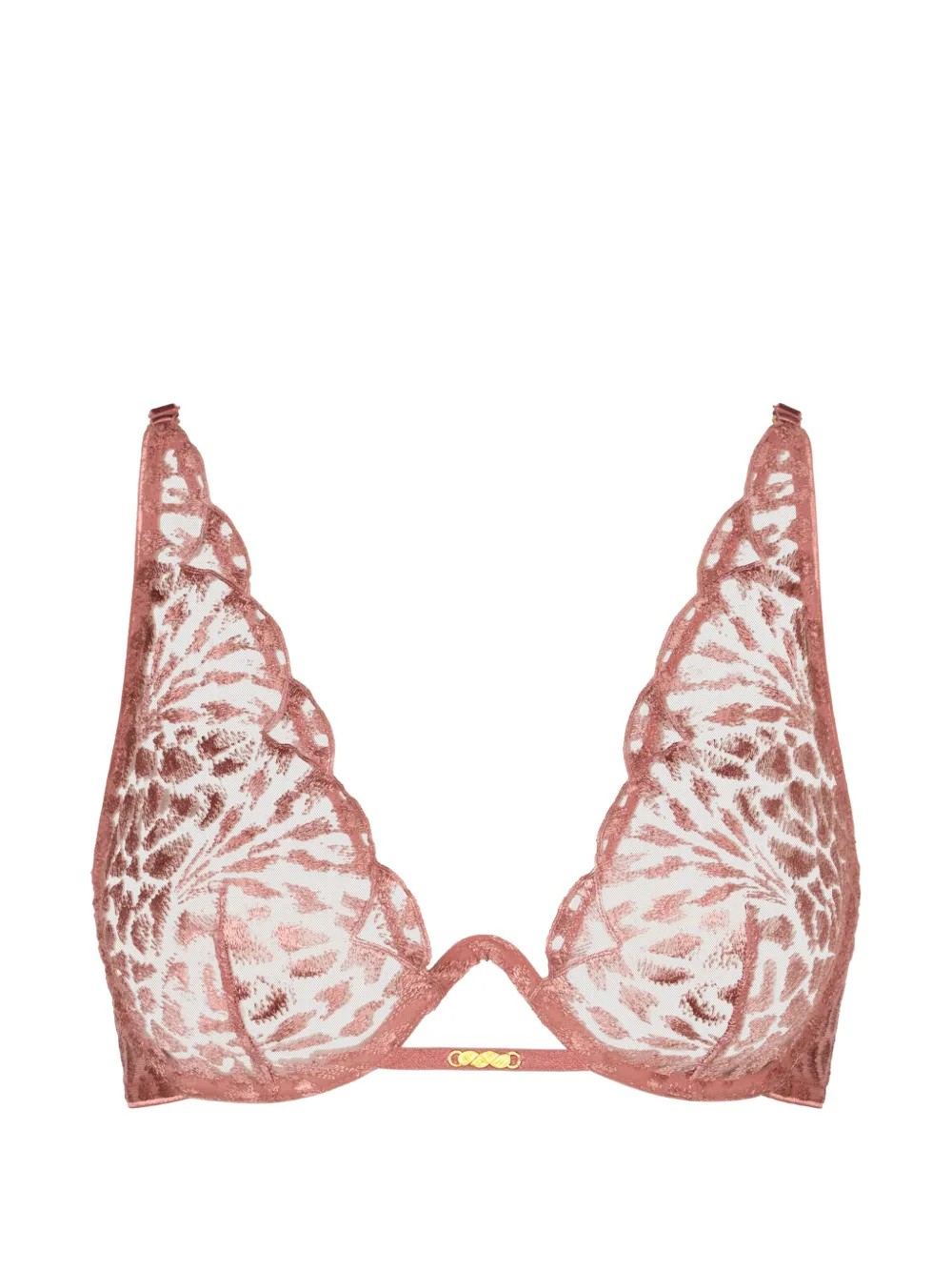 Aubade Crazy in Love Bügel-BH mit Stickerei - Rosa